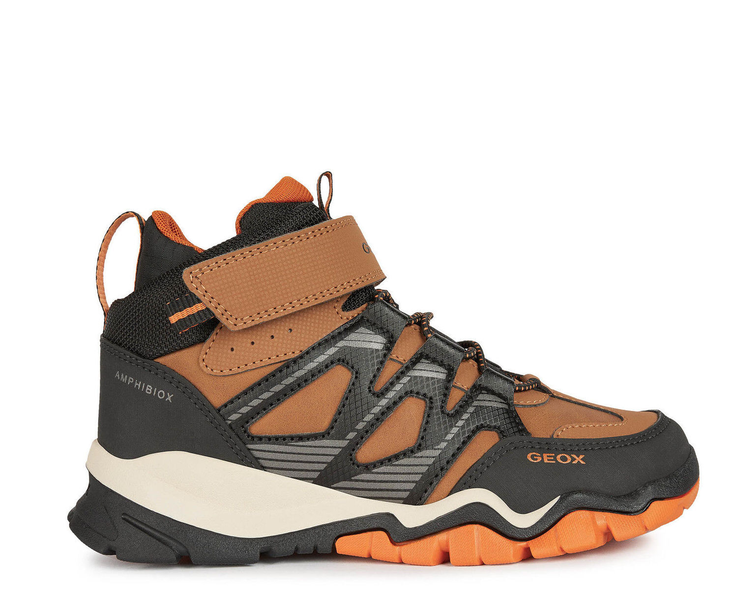 Geox Jongens J Montrack Boy B ABX Sneakers, zwart, 35 EU