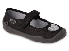 114Y538 KAPCIE DZIEWCZĘCE BEFADO CZARNE Z SERCEM