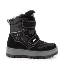 6870000 ŚNIEGOWCE DZIEWCZĘCE PRIMIGI CZARNE ZE SKÓRY NATURALNEJ
