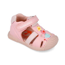 252106-A032 RÓŻOWE SANDAŁY DZIEWCZĘCE  BIOMECANICS