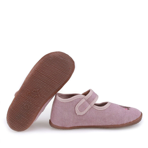 Kapcie Emel dla dziewczynki różowe ze słonikiem