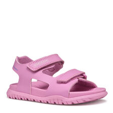 J45HQA_DKP SANDAŁY DZIEWCZĘCE GEOX FUSBETTO różowe z materiałów szybkoschnących