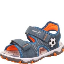 09466-8010 SANDAŁY CHŁOPIĘCE SUPERFIT MIKE szare z piłką