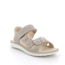 7887933 SANDAŁY DZIEWCZĘCE PRIMIGI beżowe ze skóry welurowej