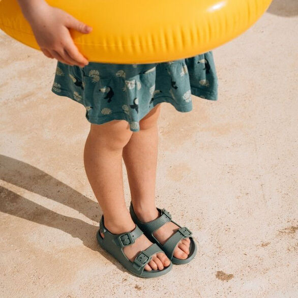 wegańskie sandały dziecięce khaki