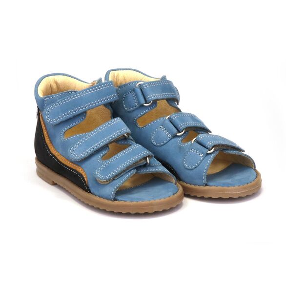 sandały dziecięce profilaktyczne Ani-But niebieskie