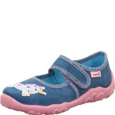 00282-8090 KAPCIE DZIEWCZĘCE  SUPERFIT BONNY niebieskie z jednorożcem
