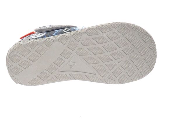 szaro niebieskie kapcie dziecięce na rzep Milami 112