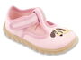 różowe kapcie dziecięce z pieskiem Befado Flexi 