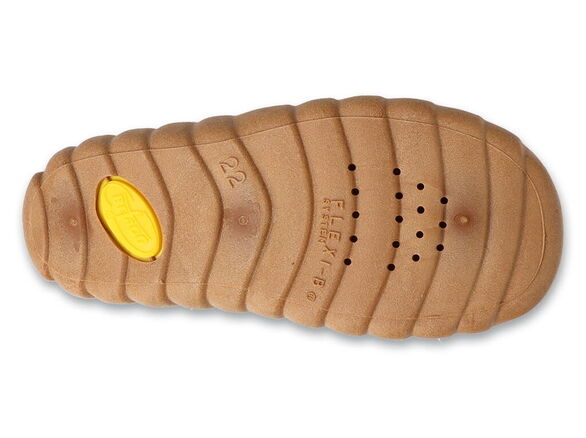 kapcie dziecięce Befado Flexi różowe z pieskiem 