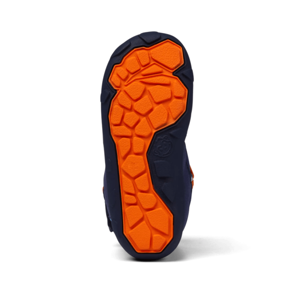 niebiesko granatowe śniegowce Barefoot Affenzahn Snowy