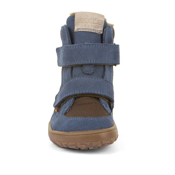 niebieskie śniegowce dziecięce Froddo Barefoot Tex Winter