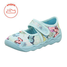 006272-7540 KAPCIE DZIEWCZĘCE  SUPERFIT BUBBLE TURKUSOWE W MOTYLE