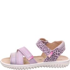 09014-8510 SANDAŁY DZIEWCZĘCE  ZE SKÓRY NATURALNEJ SUPRTFIT SPARKLE