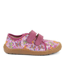G1700440-11 KAPCIE DZIECIĘCE FRODDO BAREFOOT CANVAS różowe w motyle