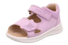 000518-8510 SANDAŁY SUPERFIT LAGOON liliowe ze skóry naturalnej