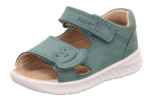 000522-7000 SANDAŁY DZIECIĘCE SUPERFIT LAGOON ZIELONE Z ŻABKĄ