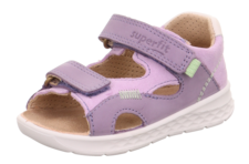 000510-9020 SANDAŁY SUPERFIT  LAGOON  FIOLETOWE ZE SKÓRY NATURALNEJ