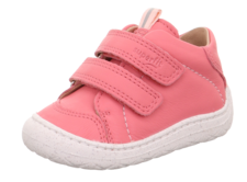 009357-5500 PÓŁBUTY DZIECIĘCE SUPERFIT  SATURNUS różowe ze skóry naturalnej