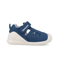262187-A556 SANDAŁY  DZIECIĘCE  BIOMECANICS granatowe z canvasu