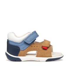 B556EB_CDKB SANDAŁY DZIECIĘCE GEOX ZAPITO B ZE SKÓRY NATURALNEJ