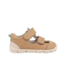 1404233 SANDAŁY DZIECIĘCE BAREFOOT PRIMIGI brązowe ze skóry naturalnej