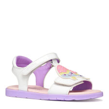 J65P1C_WL SANDAŁY DZIECIĘCE DLA DZIEWCZYNKI GEOX JOYFOOT białe z lodami