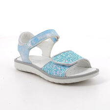1385000 SANDAŁY DZIECIĘCE PRIMIGI z brokoatowym turkusoowym paskiem