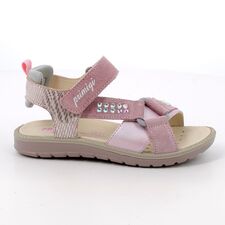 1385511 SANDAŁY DZIECIĘCE DLA DZIEWCZYNKI PRIMIGI  różowe ze skóry naturalnej