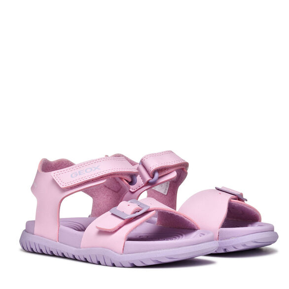 sandały dziecięce różowe wodoodporne Geox Fusbetto