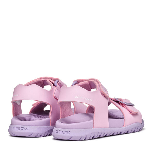 sandały dziecięce różowe szybkoschnące