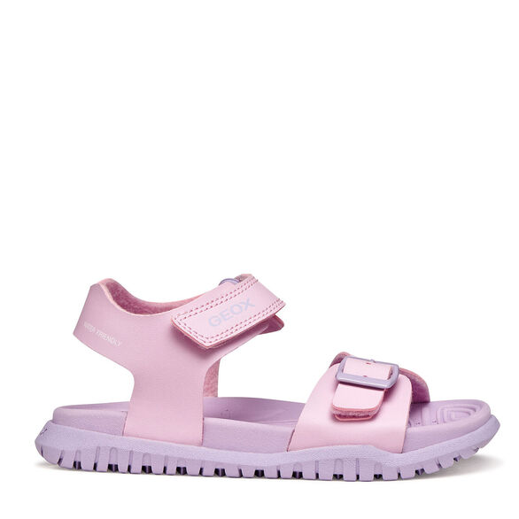sandały dziecięce różowe szybkoschnące Geox Fusbetto