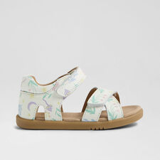644280 SANDAŁY DZIECIĘCE BOBUX FLORA WHITE FLORAL