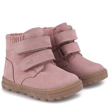EV2845 Zimowe Trzewiki dziecięce barefoot EMEL Wodoodporne buty z wełną